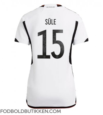 Tyskland Niklas Sule #15 Hjemmebanetrøje Dame VM 2022 Kortærmet